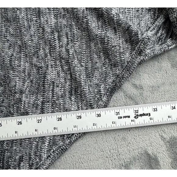 LULULEMON Foward Flow Poncho Womens Heathered Gray Ribbed Minimalist Sweater - Picture 8 of 8